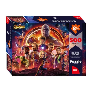 Disney 500 Gabalu Puzzle Avengers, Marvel Izlūkošanas Rotaļlieta Puzzle 500 Gabals Bērniem Pieaugušo Puzzle Izglītības Rotaļlietas, Smadzeņu Ķircinātājs