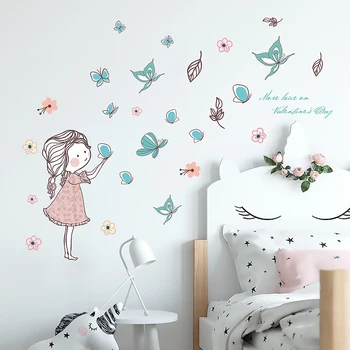 Dzīves dekori bērnu istabas apdare, māja, mājas piederumi virtuves sienas uzlīmes uzlīmes PVC tapetes guļamistabā bērnu habitacion