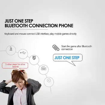 EastVita PUBG Mobilo Telefonu, Spēļu Kontrolieri Peles Tastatūras Battledock Pārveidotāja Adapteris Android Tālrunis Spēles Kontrolieris r25