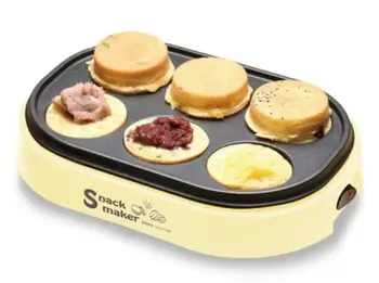 Elektriskā olas grauzdēti hamburger mašīna Sarkano pupiņu kūka pīrāgs Maker MINI brokastu pankūku cepšanas rievotās Ceptu Olu panna