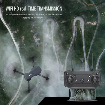 F89 FPV Dūkoņa Mini ar Kameru 4K HD Profesionālā Gaisa Spiediena Augstums Turiet Salokāms Quadcopter RC Dron