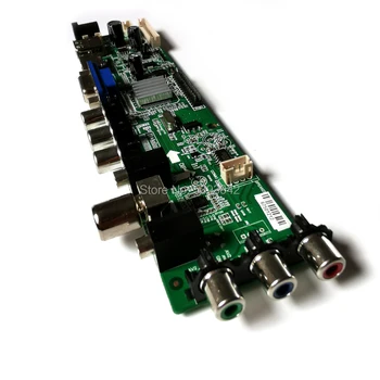 Fit LP156WH4 (TL)(P1)/(TL)(P2)/(TL)(P4), 1366*768 LCD panelis, VGA USB 40Pin LVDS signāla digitālā DVB-C 3663 kontrollera karti komplekts