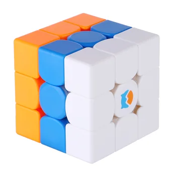 GAN MG356 3x3 Maģiskais Kubs Attīsta Intelektu Sākumā Izglītības Rotaļlieta Bērniem, Zēniem Puzzle Spēle Cube - Balta Zila Oranža