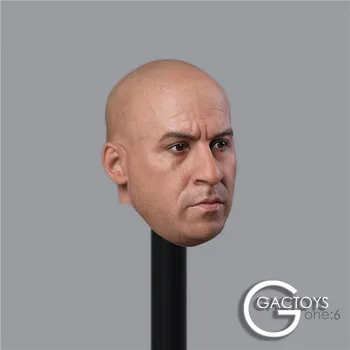 GC030 1/6 Mēroga Vīriešu Attēls Piederumu Eiropas American Grūts Puisis Superstar Vin Diesel Vadītājs Sculpt Griešanai Modelis 12