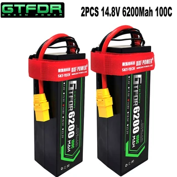 GTFDR 2GAB Lipo Akumulatoru 4S 14.8 V 15.2 V HV 5200mAh 6200mAh 7300mAh 8400mAh 100.C 200C 130C 260C 140C 280C Hardcase Par 1/8 buggy