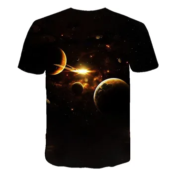 Galaxy T-krekls 2020. gada vasaras visuma zvaigžņotām debesīm T-krekls 3-D vīrieši / sievietes 6-xl bezmaksas