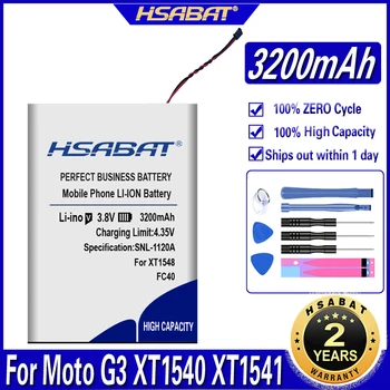 HSABAT 3200mAh FC40 Baterija Motorola Moto G. Moto G3 XT1540 XT1541 XT1543 XT1544 XT1548 XT1550 XT1557