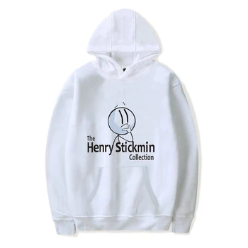Henry Stickmin Kolekcijas Modes comfy pelēkā vārna Hoodies Sievietēm/Vīriešiem, Krekli 