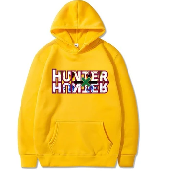 Hunter X Hunter Pelēkā Vārna Garām Piedurknēm Krekli Vīriešu Hoodies