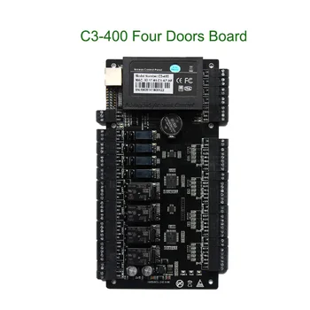 IP balstītu 4 Durvis, Piekļuves Kontroles Panelī TCP/IP C3-400 Četras Durvis Piekļuves Kontroles padomes Durvju Piekļuves Kontroles Sistēma+Barošanas Kaste