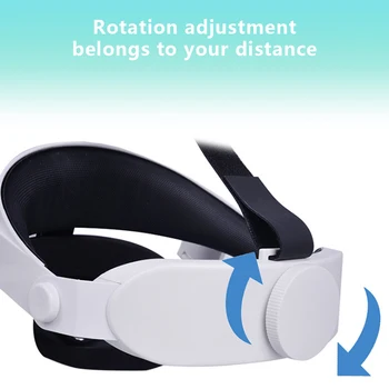 Ir 2021. Jaunas Ielidošanas ap Galvu stiprināmas drošības Jostas VR Brilles Regulējama Galvas Siksna VR Brilles Piederumu Nomaiņa Oculus Quest 2
