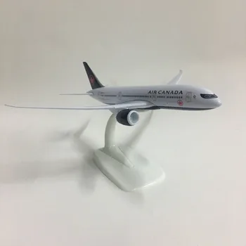 JASON TUTU 20cm Lidmašīna, Modeļa Lidmašīnas Modeli, Air Canada Boeing 787 Lidaparāta Modeli 1:300 Lējumiem Metāla Lidmašīnas, Lidmašīnas Rotaļlietas Aeropl
