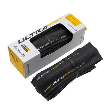 JAUNS dizains Continental Ultra Sport III 700x23/25 Black Locīšanas PureGrip 3 Road Bike Riepu Locīšanas Riepas