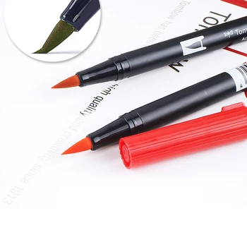 Japānas Tombow ABT Dual Ūdens Birste, pildspalva & Fine Tip Pildspalvu Profesionālās Kaligrāfijas Mākslas Marķieri, Pildspalvas, lai Journaling Kartes Pieņemšanas
