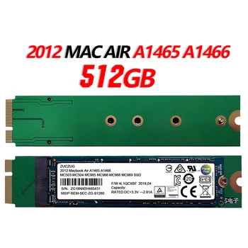 Jauns 512 GB SSD 2012. Gada Macbook Air A1465 A1466 CIETVIELU DISKA Md231 md232 md223 md224 cietais disks SSD 512G