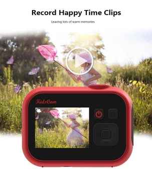 Jaunu Bērnu Bērni Kameras Mini Izglītības Rotaļlietas Bērniem, Bērnu Dzimšanas dienas Dāvanas Dāvanas Digitālā Kamera, 1080P Video Kamera, 4x Tālummaiņa