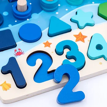 Jaunu Koka Izglītības Numuru Ar Matemātiku Aprēķina Spēles Rotaļlietas Matemātikas Puzzle Rotaļlietas, Bērnu Agrīnās Mācīšanās Skaitīšanas Materiālu Bērni Bērniem
