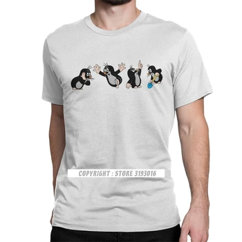 Jaunums Eiropas Mols Komiksi T Krekls Vīriešiem Kokvilnas T Krtek Maz Maulwurf Cute Karikatūra Camisa Tees Streetwear