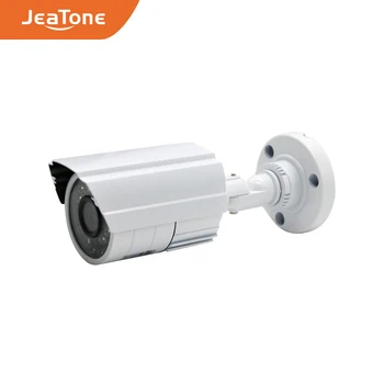 JeaTone 1080P AHD Drošības Ielā Kamera, Videonovērošanas Āra Ūdensizturīgs Drošības Kameras Baltā Krāsa 15M Nakts Redzamības IS
