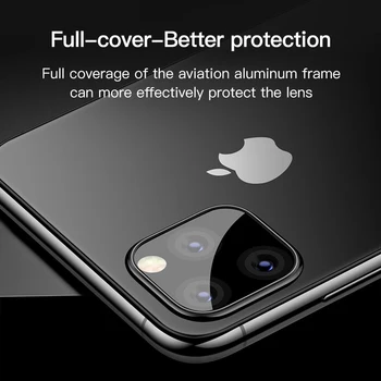 KUULAA Kameras Objektīvs Protector for iPhone 11 pro Max HD Skaidrs Kameras Rūdīta Stikla iPhone 11pro Bezšuvju segumu