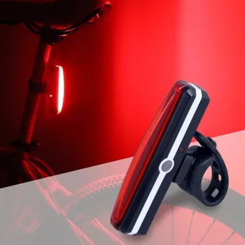 Karstā USB Lādējamu Velosipēda Aizmugurējās Gaismas Velosipēdu LED Taillight Ūdensizturīgs MTB Road Bike Astes Gaismas Atpakaļ Lampu Velosipēdu