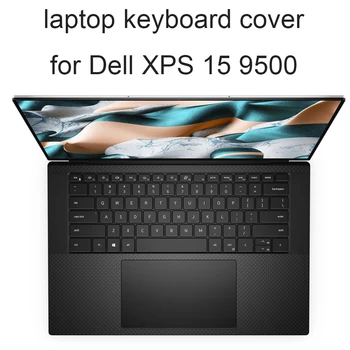 Klaviatūras Pārvalki Dell XPS 17 9700 13 9300 ar XPS 15 9500 jaunu 2020. gadam karstā pārdošanas silikona ādas filmu skaidrs seguma labāko