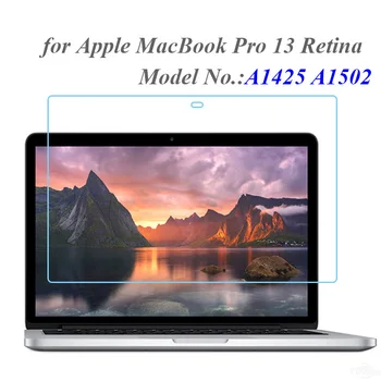 Klēpjdatora Ekrāna Aizsargs Apple Macbook Pro 13 Retina Modeli A1425 A1502 Ekrāni Stikla 0.3 MM 9H Caurspīdīgu Aizsargājošu Plēvi