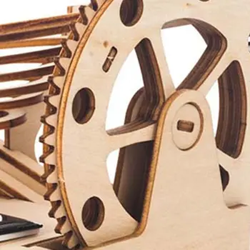 Koka Saules Dziesmu Bumbu DIY 3D Koka Sacensību Palaist Labirints, Puzzle, būvkonstrukciju Komplekti Rotaļlietas X5XE