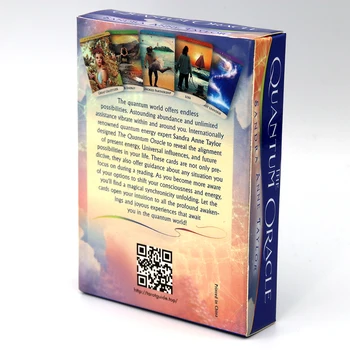 Kvantu Oracle Tarot Kartes, Jauniem, Radošiem, Zīlēšana Spēle 53PCS Karti Ar Pilnu angļu valodā PDF Ceļvedis Puse Galda Spēles Karšu Komplekts