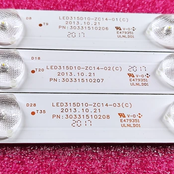LED Apgaismojums sloksnes 10 Lampas LED315D10-ZC14-01(D) 02(D) 03(D) LE32TE5 LED315D10-ZC14 LE32D8810 LE32D8810 LD32U3100 LE32F3000W