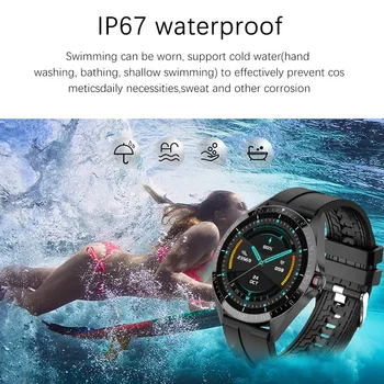 LIGE Smart Skatīties Vīrieši smartwatch Sports Fitness Watch Ūdensizturīgs sirdsdarbība, Asins Spiediena Monitoru, Android, iOS Reloj Inteligente