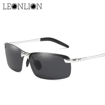 LeonLion Ir 2021. Polarizētās Saulesbrilles, Vīriešu Zīmola Dizainere Classic Metāla, Saules Brilles Sievietēm/Vīriešiem, Āra Ceļojumu Braukšanas Oculos De Sol