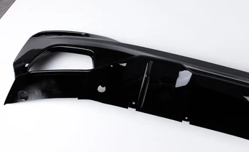 M-P Style PP materiāla Bampers Spilgti melns Aizmugures Difuzoru BMW 5 Sērijas G30 G38 525i 530i 540d