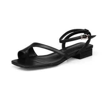 MORAZORA 2020. gadam, liela izmēra 34-43 modes salds sieviešu sandales modes potītes siksnas gadījuma dāmas kurpes īstas ādas vasaras kurpes