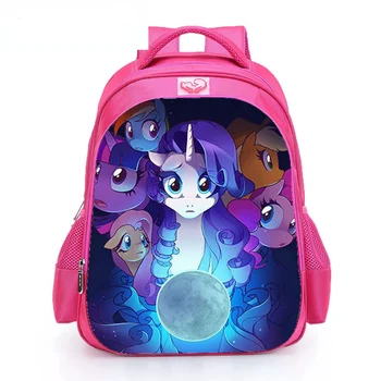 Mans mazais ponijs mugursomas unicorn cute karikatūra studentu schoolbag baby meitenes plecu grāmatu maisiņi ar Lielu jaudu