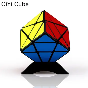 Maģiskā kuba Qiji ass neregulāri izmaiņas profesionālās kuba dimanta puzzle ātrumu uz melna trīs × 3 × 3 kuba
