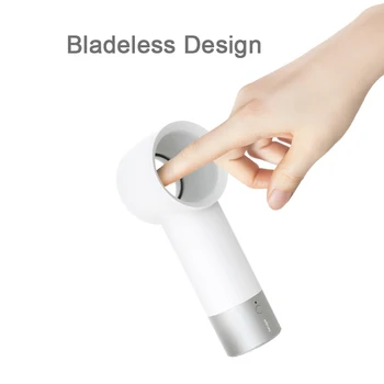 Mini Portatīvo Rokas Bladeless Ventilators, braucot Āra USB Lādējamu Akumulatoru Darbināmi Gaisa Dzesētāja Radošo Dzesēšanas Ventilators