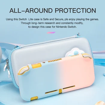 Mod-X Krāsains Gadījumā Nintendo Slēdzis Lite Lietu Vāku Rozā Gudrs Aizmugurējo Vāciņu Nintend Slēdzis Lite NX NS Lite Aizsardzības Apvalks