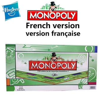 Monopols angļu/krievu/spāņu/arābu/franču/ Versija Izglītības Rotaļlietas, Klasiskās Monopola Spēle, galda Spēle Puse Spēles Puse