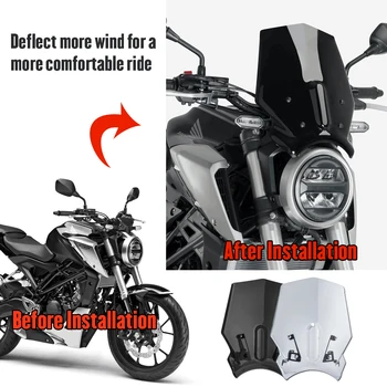 Motocikla Priekšējā Vējstikla Aizsargs Honda CB125R CB250R CB300R NEO Sporta Kafejnīca CB 125R 250R 300R 2018 2019 2020 Dūmu