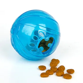 Mājdzīvnieku Preces, Plastmasas Zilā Bumba Suņiem Rotaļlietas, Ēdot Lēnāk Noplūdes Pārtikas Bumbiņas Suņu Rotaļlietas