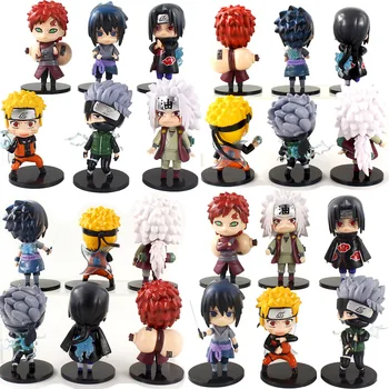 Naruto Darbības Rādītāji Kakashi Sakura Itachi Obito Gaara Jiraiya PVC Modelis Attēlā Lelles, Kolekcijas Rotaļlietas, Dāvanas