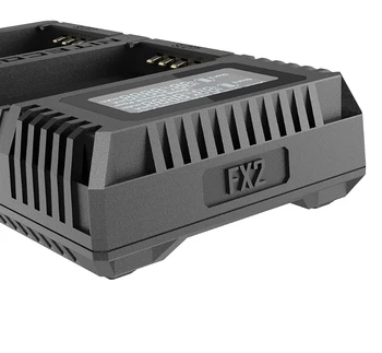 Nitecore FX2 PRO Dual Slot USB QC Lādētāju Fujifilm GFX50S/50R Compatiple ar NP-T125 Kameru baterijas