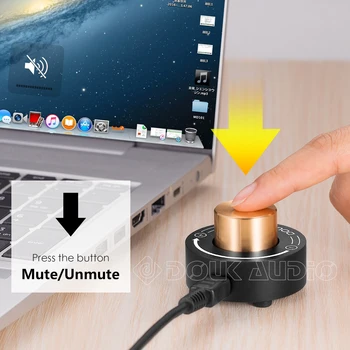 Nobsound Mini Skaļruņu Skaļuma Kontrolieris Lossless Datora USB Audio Regulētājs Multi-media VOL Poga / Slēdzis