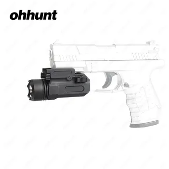 Ohhunt Taktiskās LED Lukturīti 150 LM Baltās Gaismas Lāpu, Lukturi Medību Lukturi Lukturi ar Picatinny Rail Mount par Pistole Handgun