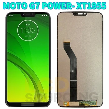 Oriģināls Par Motorola Moto G7 Power LCD XT1955 Displejs G7 Plus Ekrānu XT1965 Digitizer G7 Spēlēt LCD XT1952 Aizstāt Moto G7 LCD