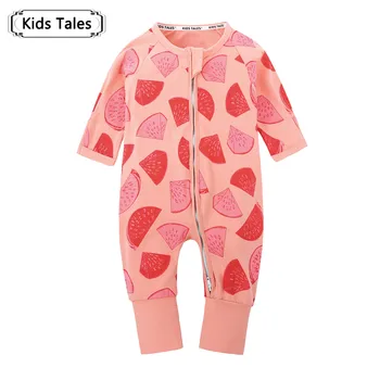 Pavasara Rudens Cute Baby Drēbes Guļ Pidžamā Bērnu Kombinezonus Bebes Apģērbu par Maz Zēniem, Meitenēm Jaundzimušo (Dungriņi) Ķermeņa uzvalks
