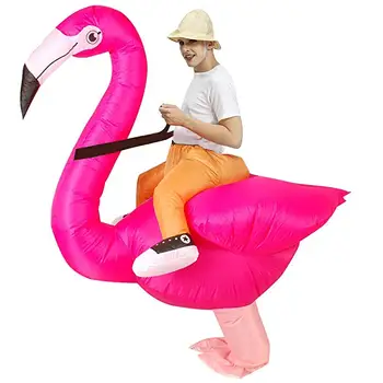 Pieaugušo Piepūšamās Flamingo Kostīmu Disfraz Anime Karnevāls Cosplay Party Masku Purima Halloween Kostīmu Vīriešu Sieviešu