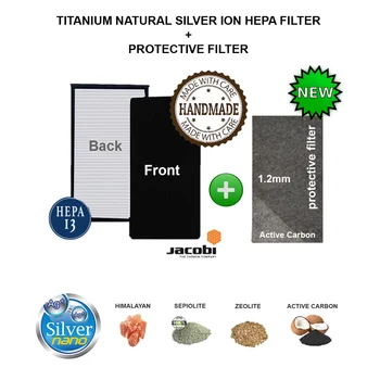 Pielāgots filtrs HEPA filtru nomaiņa 400*295*30mm gaisa attīrītājs REDMOND H13RAC-3706S, lai filtrētu PM2.5,smaku