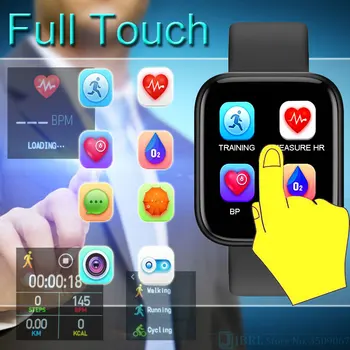 Pilnībā Touch Smart Skatīties Vīrieši Sievietes Smartwatch Android, IOS Elektronika Smart Pulkstenis Fitnesa Tracker Jaunu Bluetooth Smart-skatīties